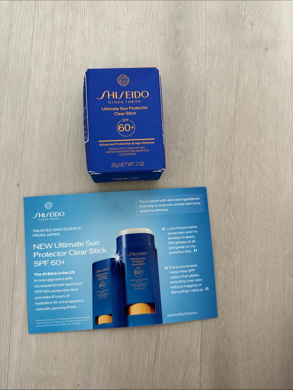 Shiseido NEW ultimate sun protector clear stick spf 60+ new launch
